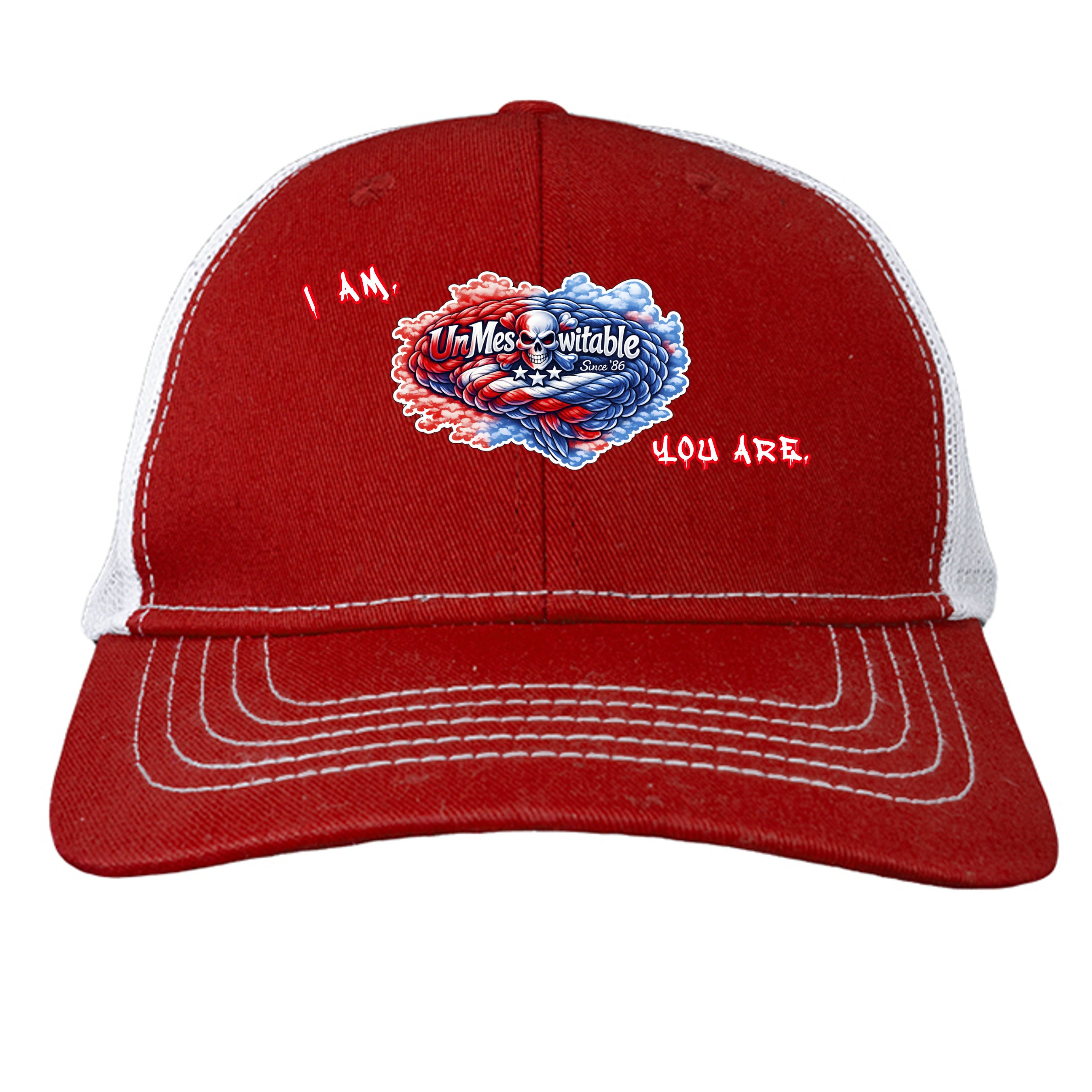 Flame Red/ White - YC402 - FRONT